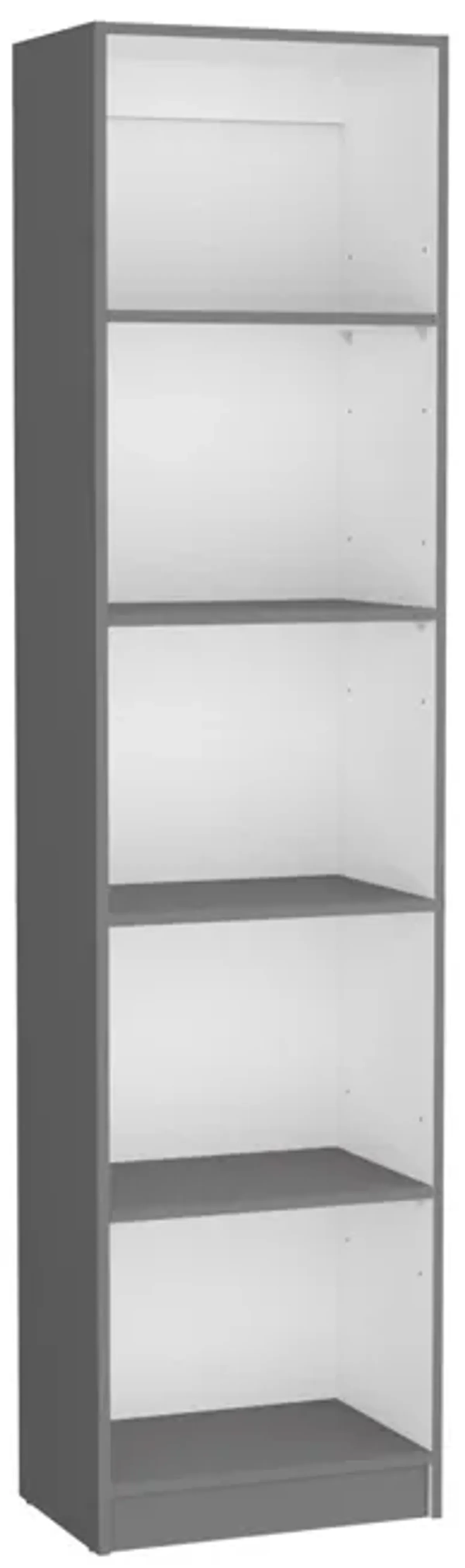 DEPOT E-SHOP Vinton XS Bookcase Compact Bookshelf with Multiple Shelves, White