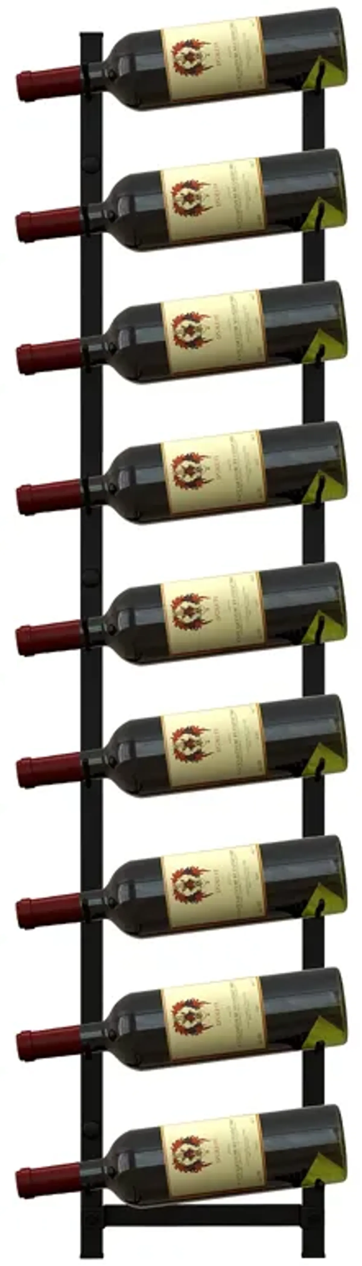 Rust proof Wall Mounted Wine Rack for 6/9/12 Bottles