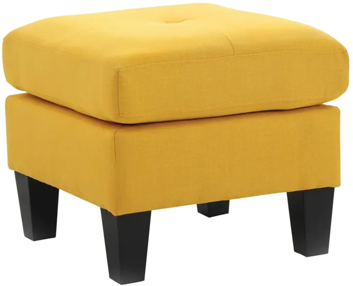 Newbury Polyester Upholstered Ottoman