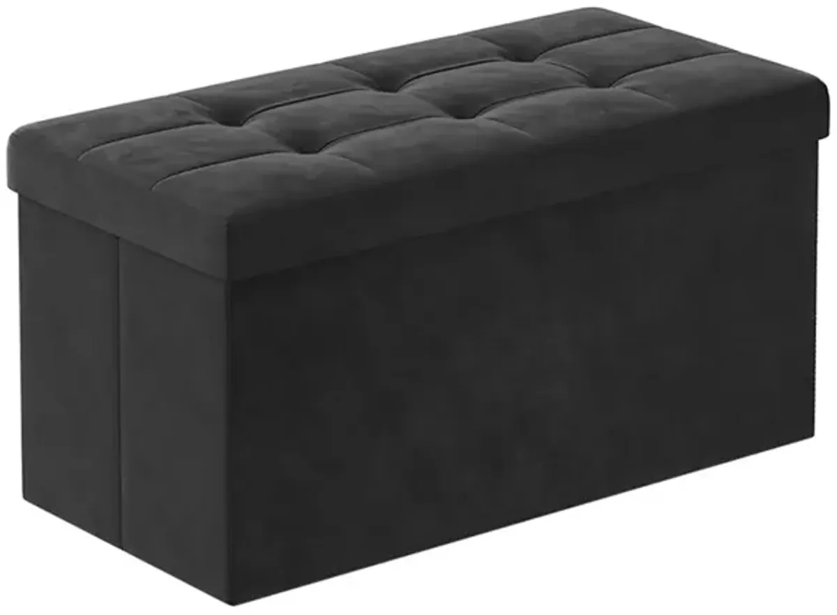 Foldable Storage Ottoman Bench for Space-Saving and Versatile Storage Solutions