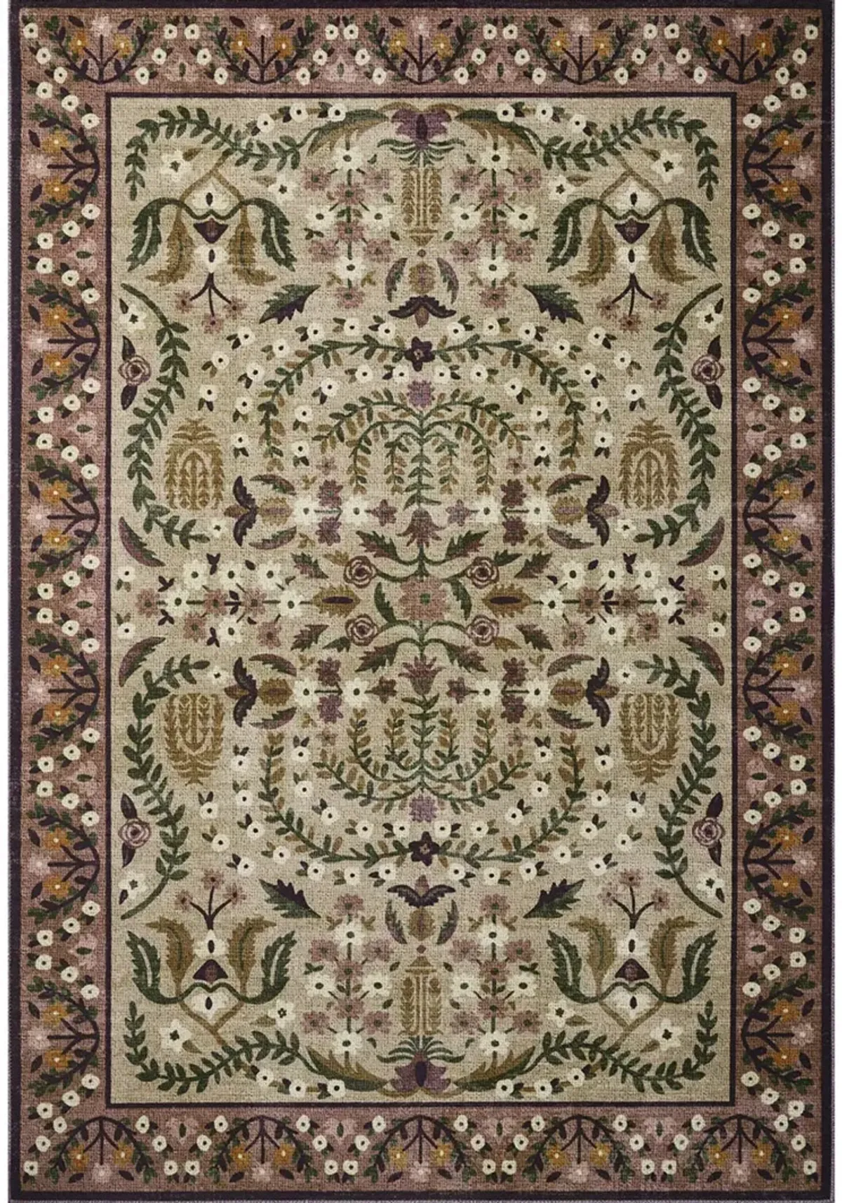 Canopy Red/Blue 7'6" x 7'6" Round Area Rug