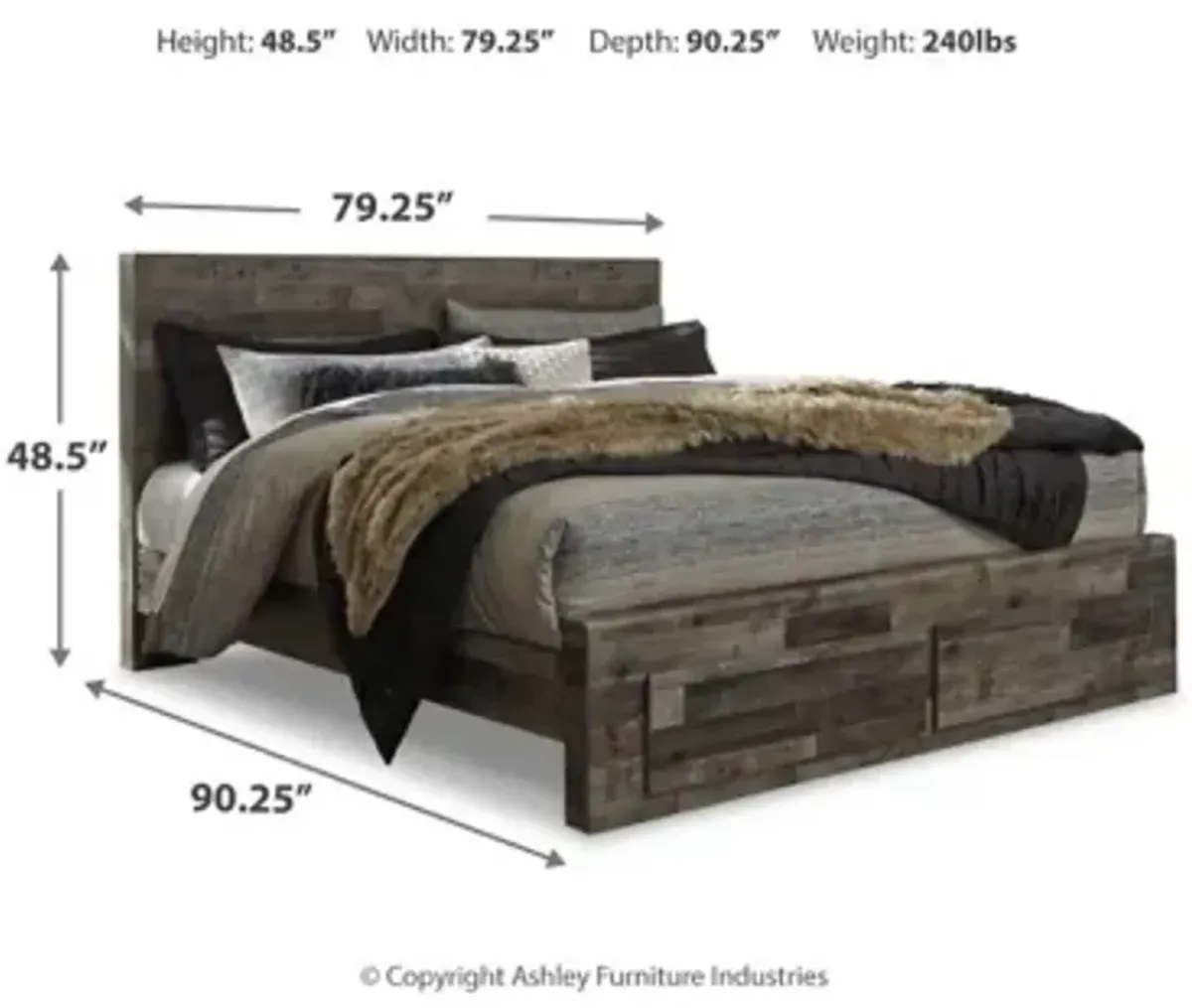 Derekson King Panel Bed