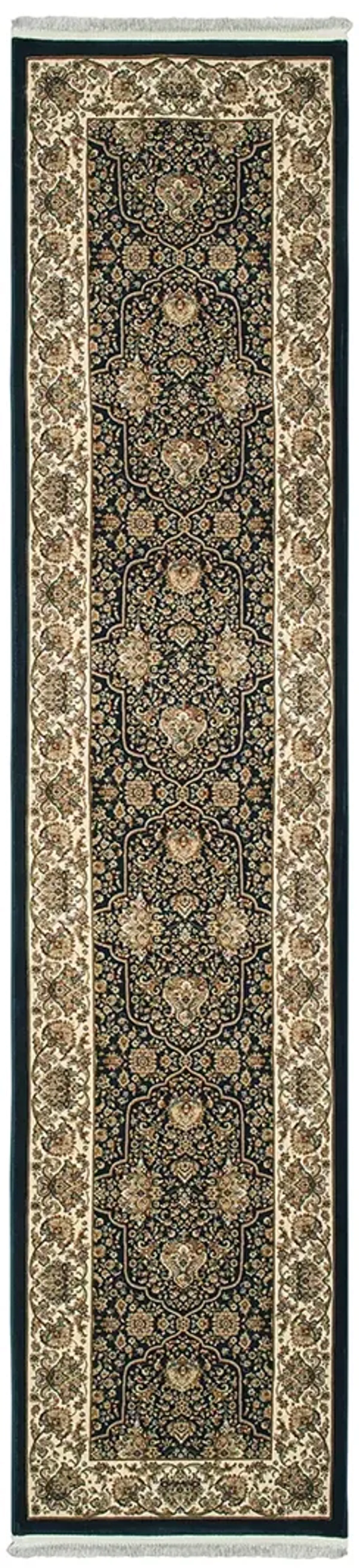 Masterpiece 2'3" x 10' Navy Rug