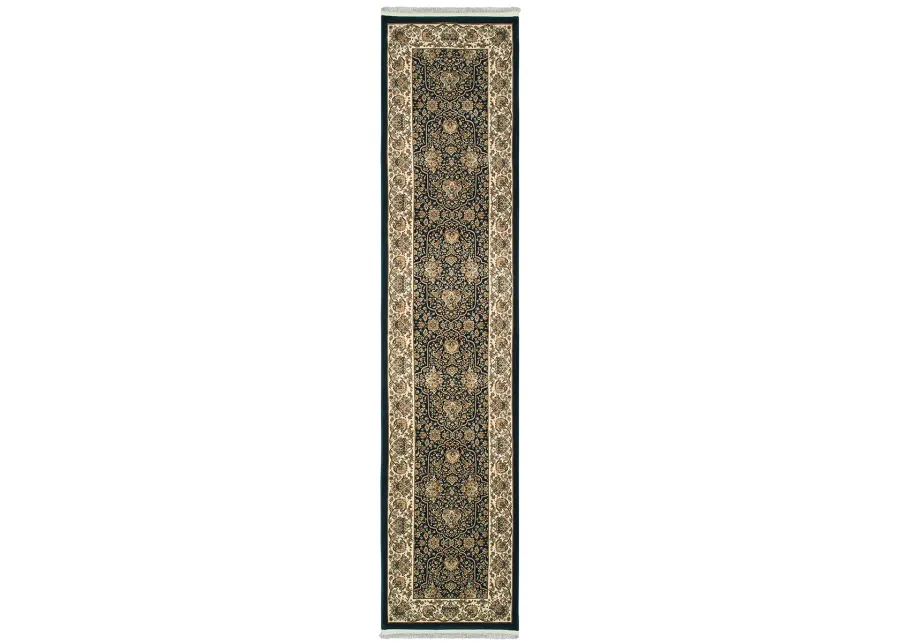 Masterpiece 2'3" x 10' Navy Rug