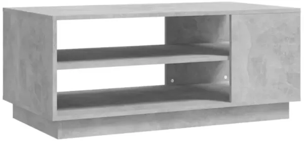 vidaXL Coffee Table Concrete Gray 40.2"x21.7"x21.7" Chipboard