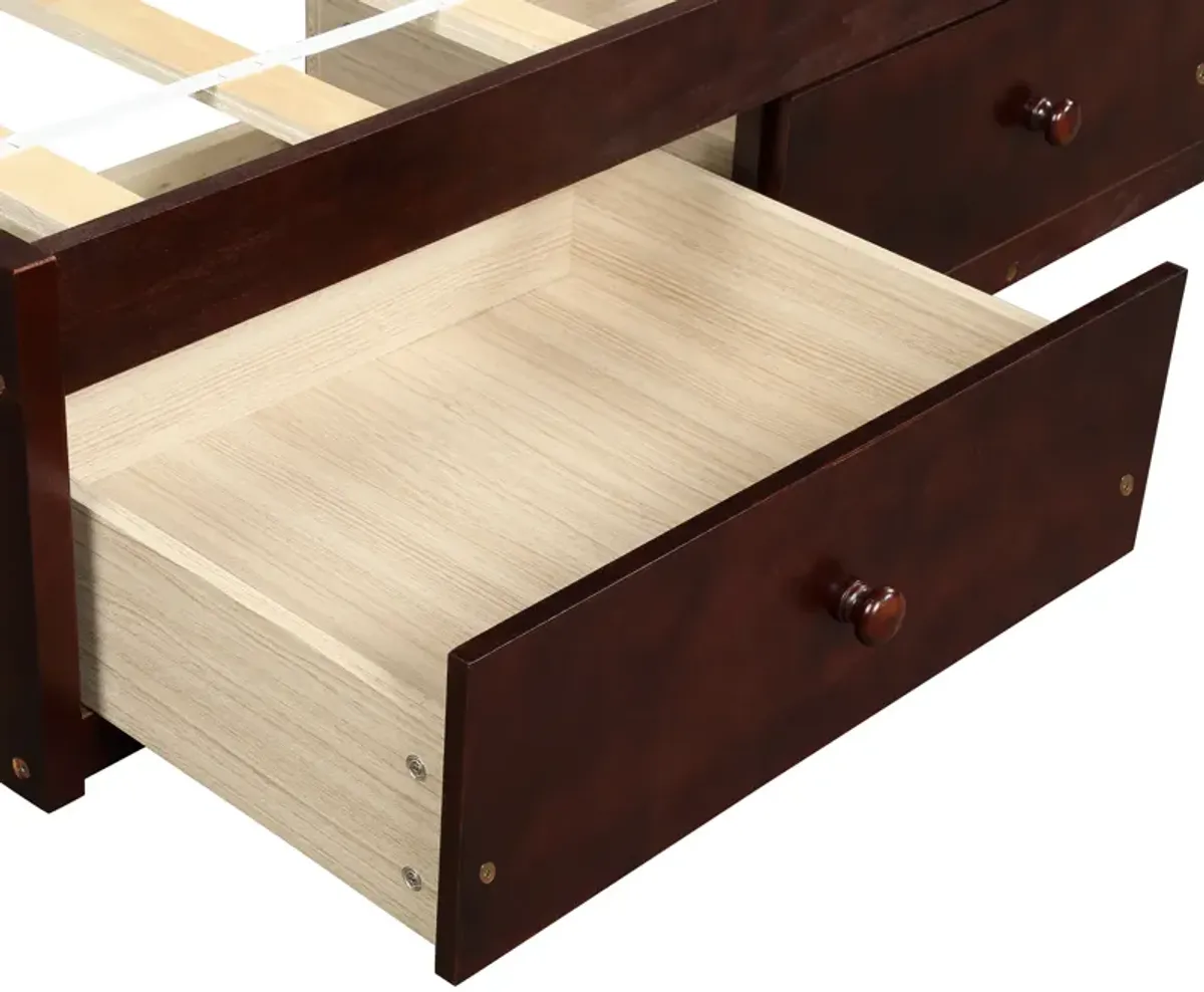 Merax Platform Bed with 3 Storage Drawers