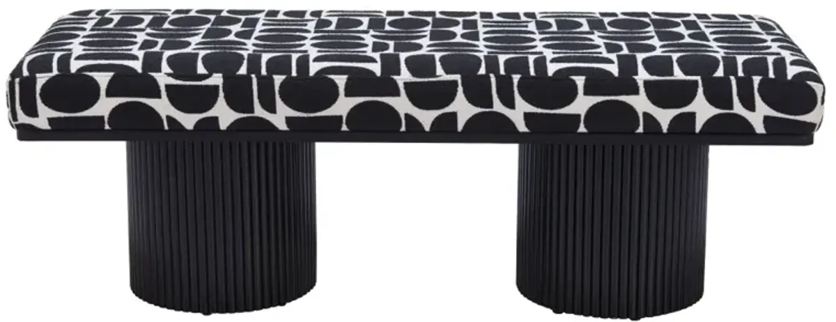 Botoia Bench Black & White