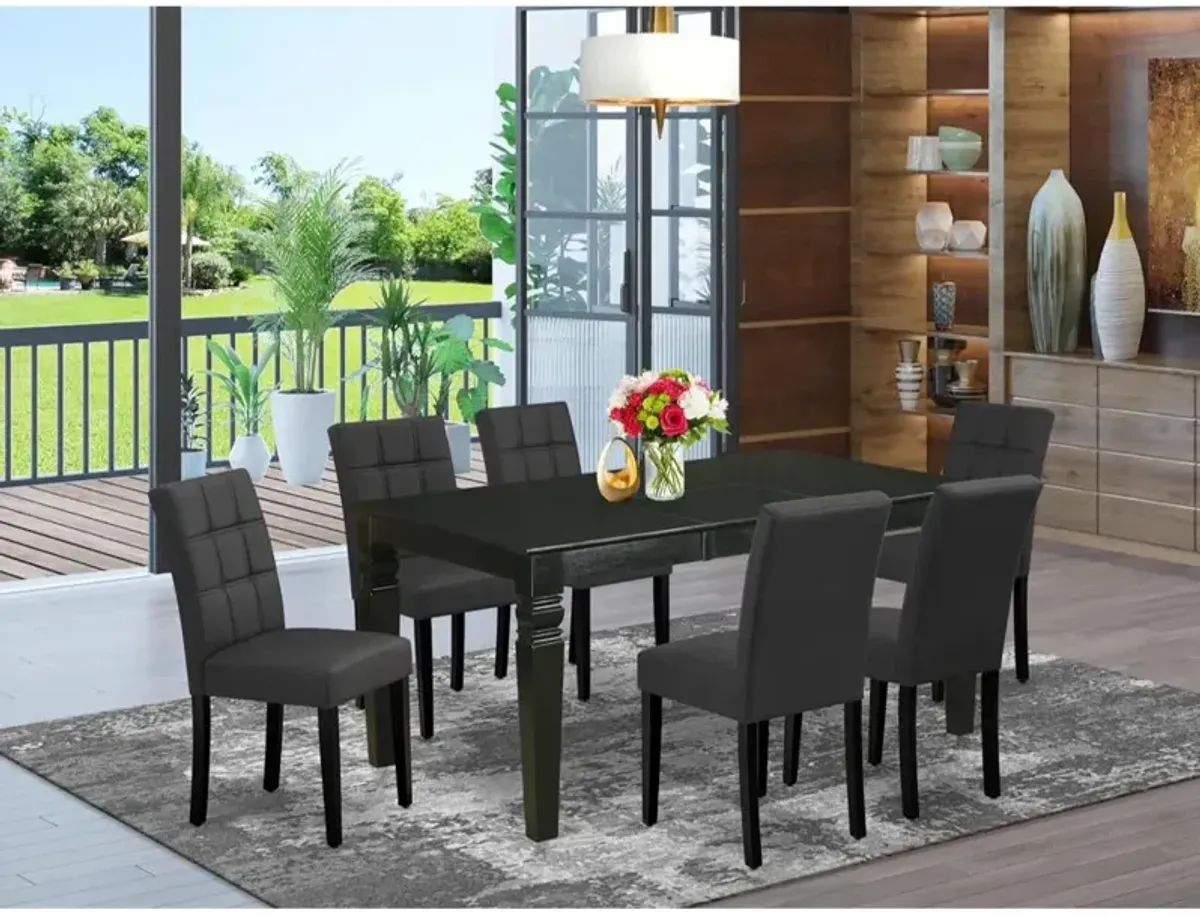 7 Piece Kitchen Table Set contain A Dining Table