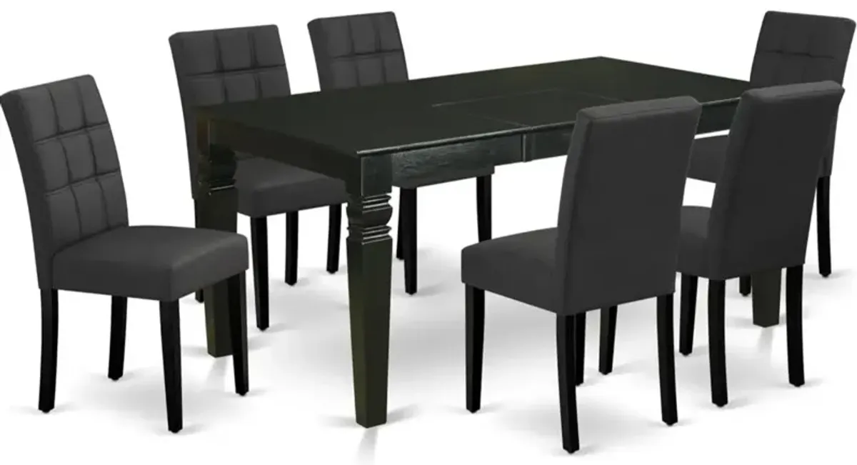 7 Piece Kitchen Table Set contain A Dining Table