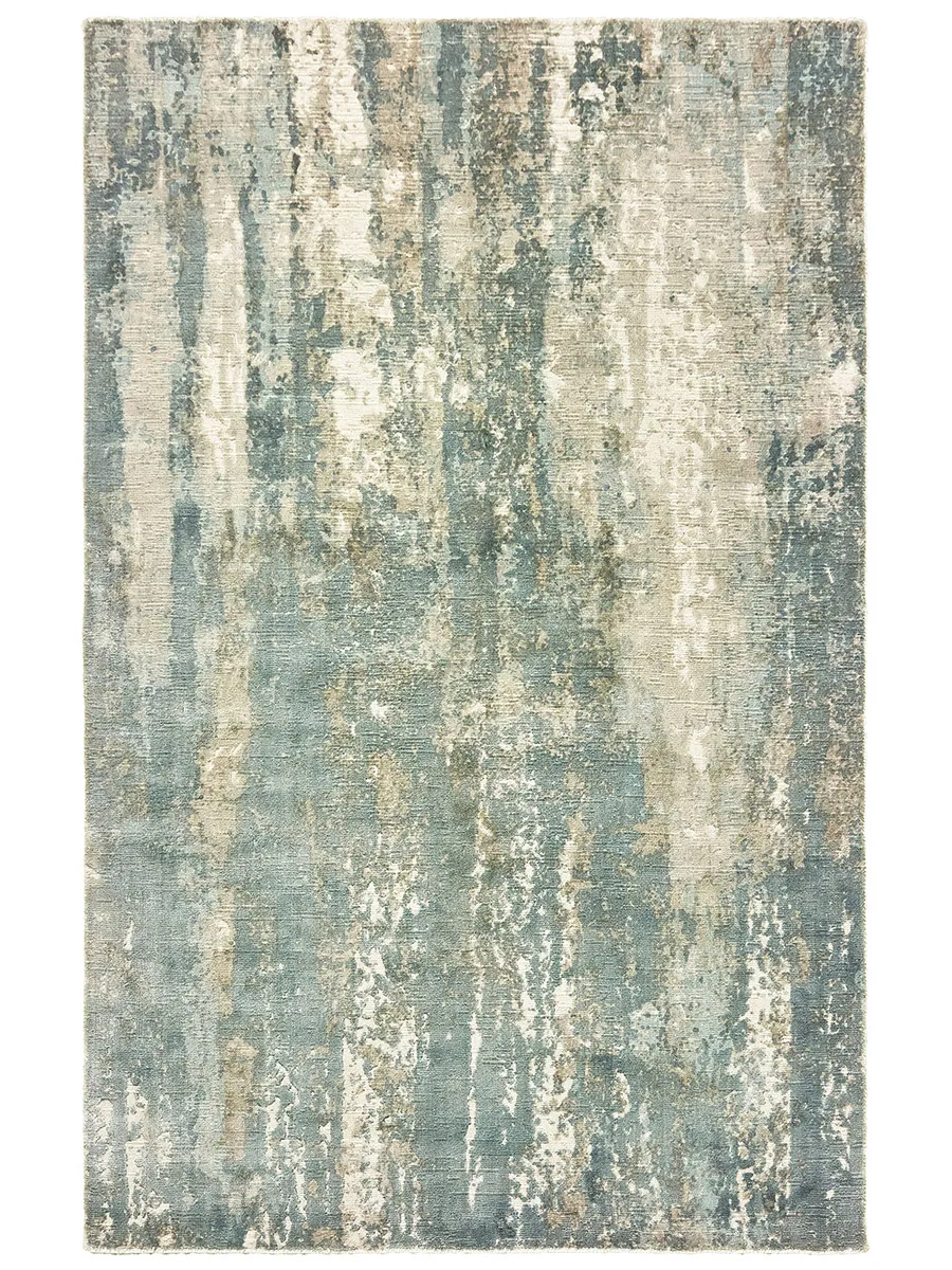 Formations 10' x 14' Blue Rug