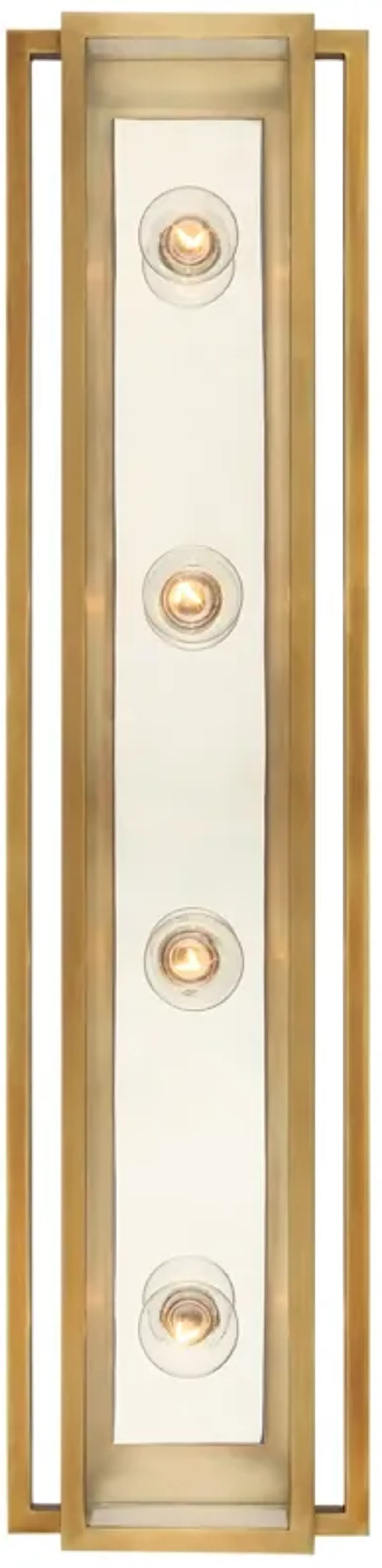 Halle 30" Vanity Light in Hand-Rubbed Antique Brass