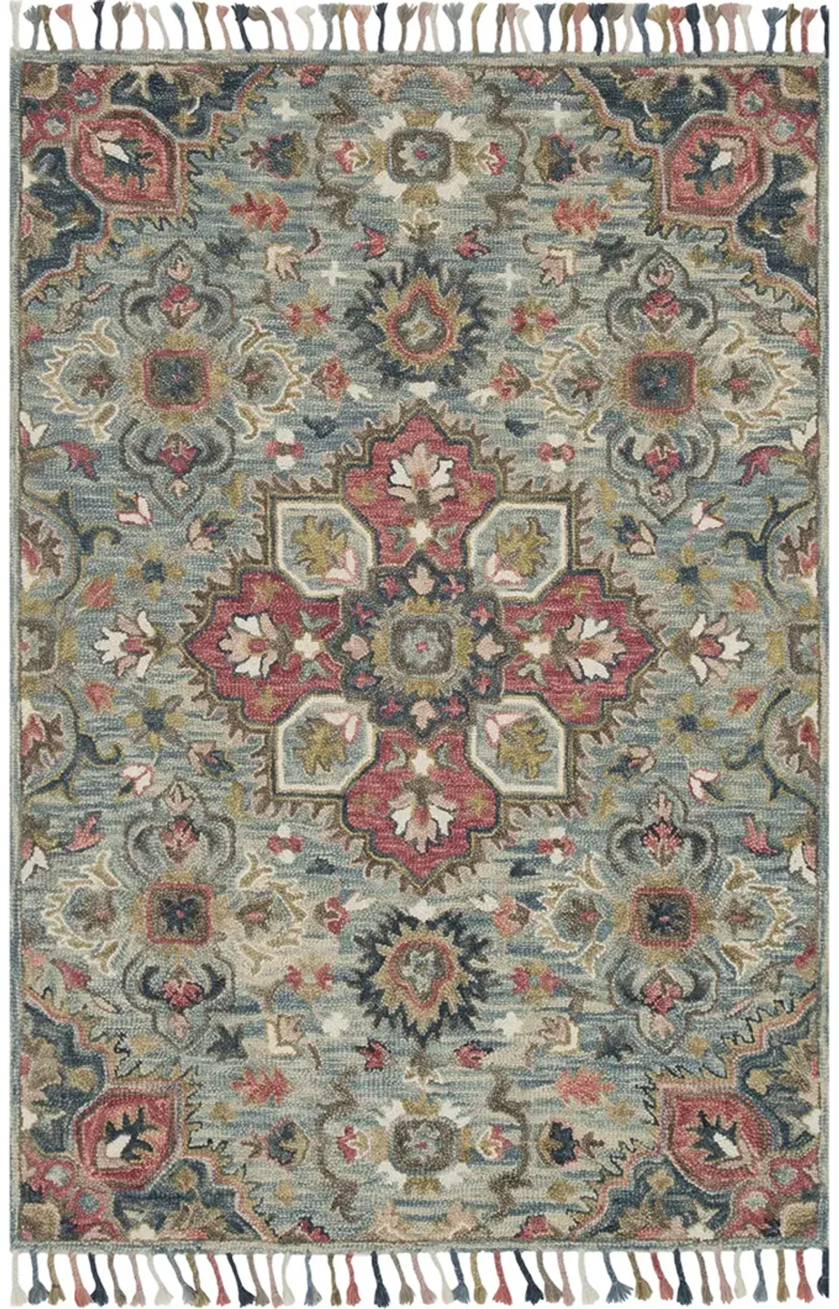 Zharah LBLue/Multi 9'3" x 13' Rug