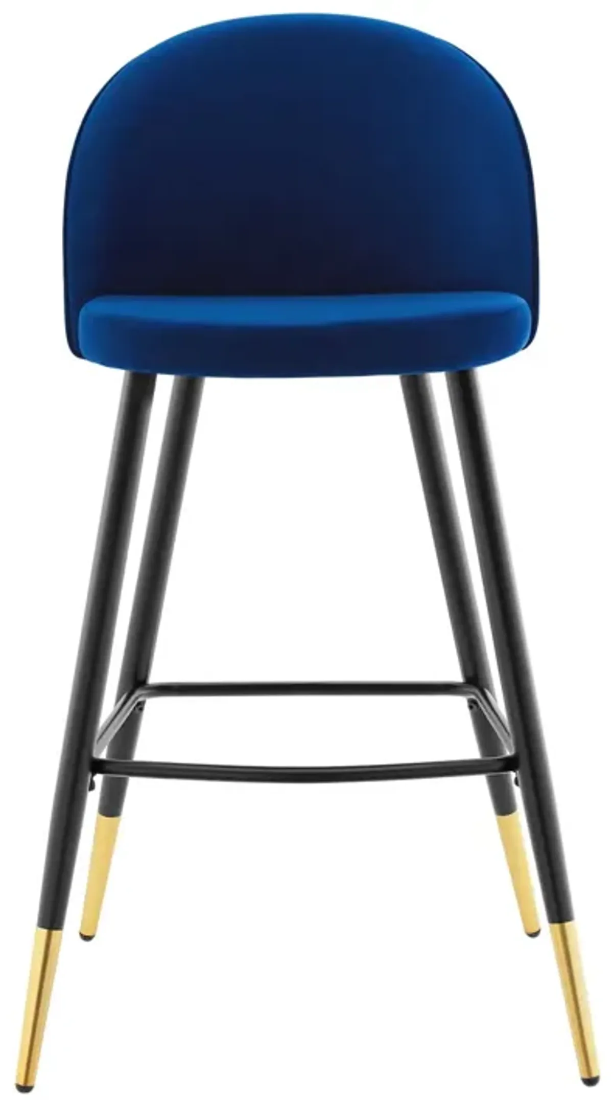 Cordial Performance Velvet Bar Stools - Set of 2