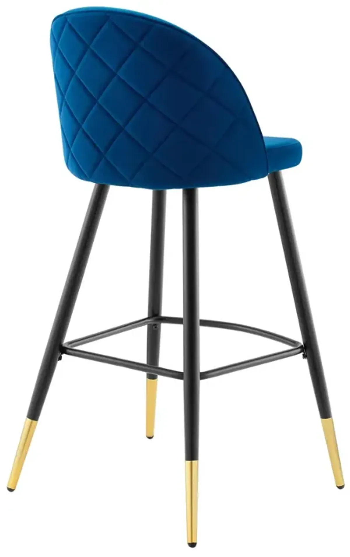 Cordial Performance Velvet Bar Stools - Set of 2