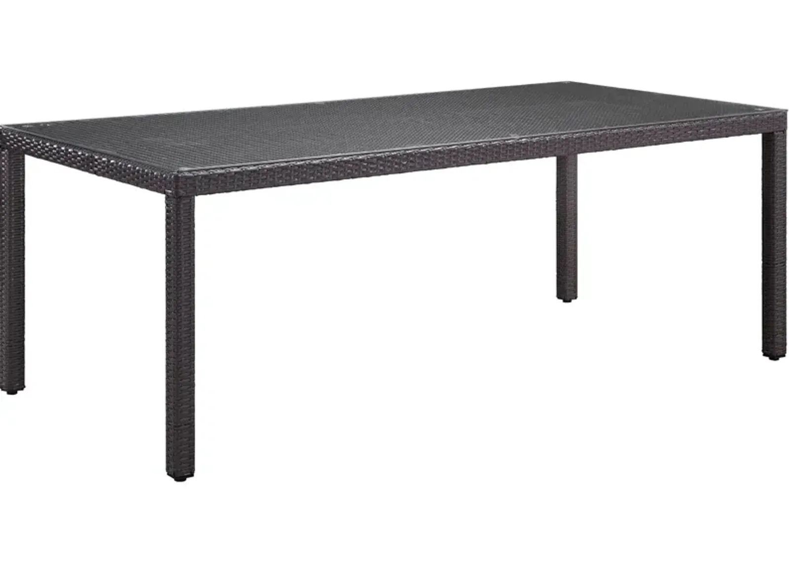 Modway - Convene 82" Outdoor Patio Dining Table Espresso