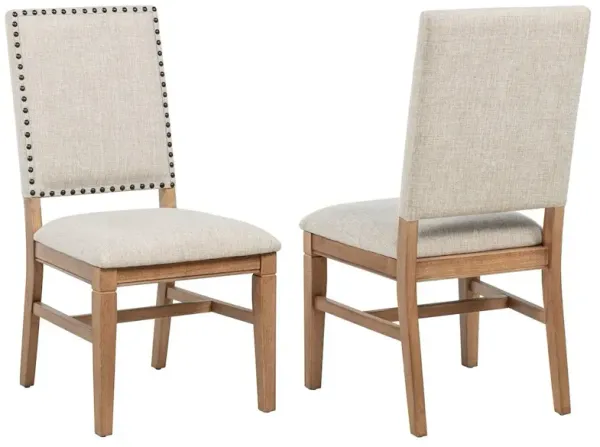 Middleton Upholstered Dining Side Chair Beige (Set of 2)