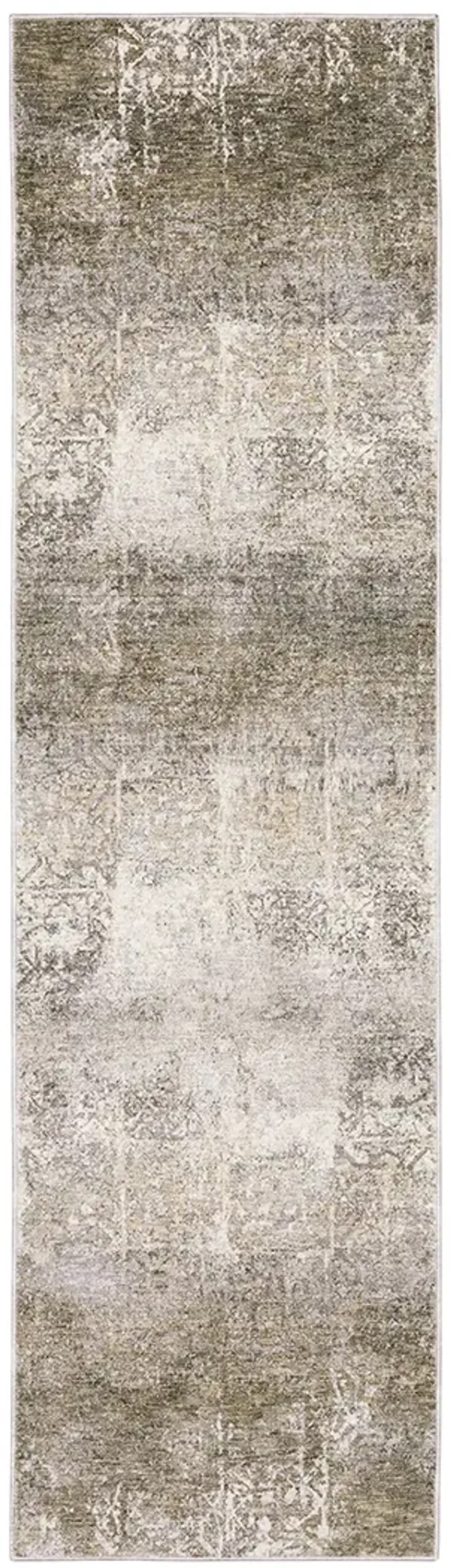 Nebulous 2'3" x 7'6" Beige Rug