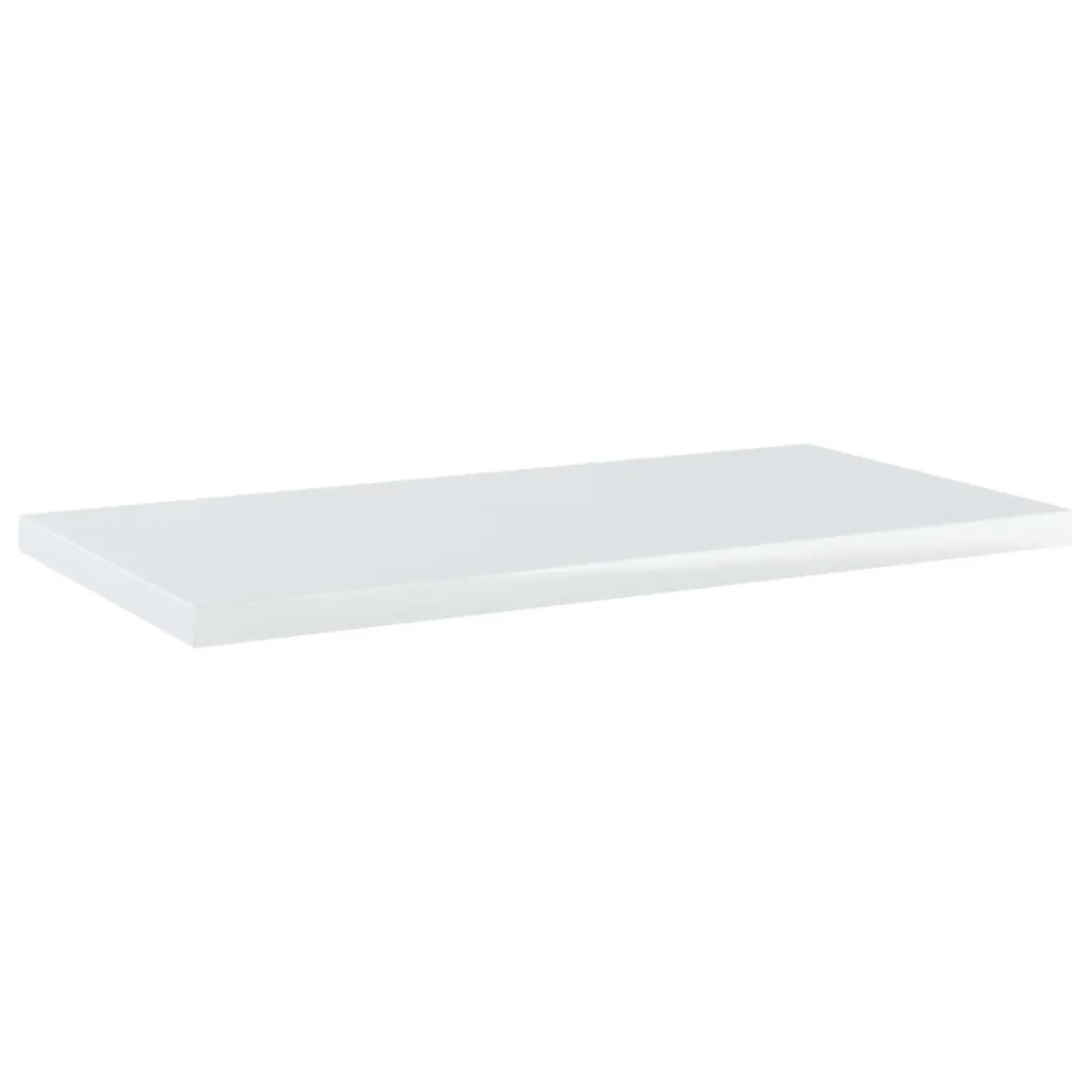 vidaXL Bookshelf Boards 4 pcs High Gloss White 15.7"x7.9"x0.6" Chipboard