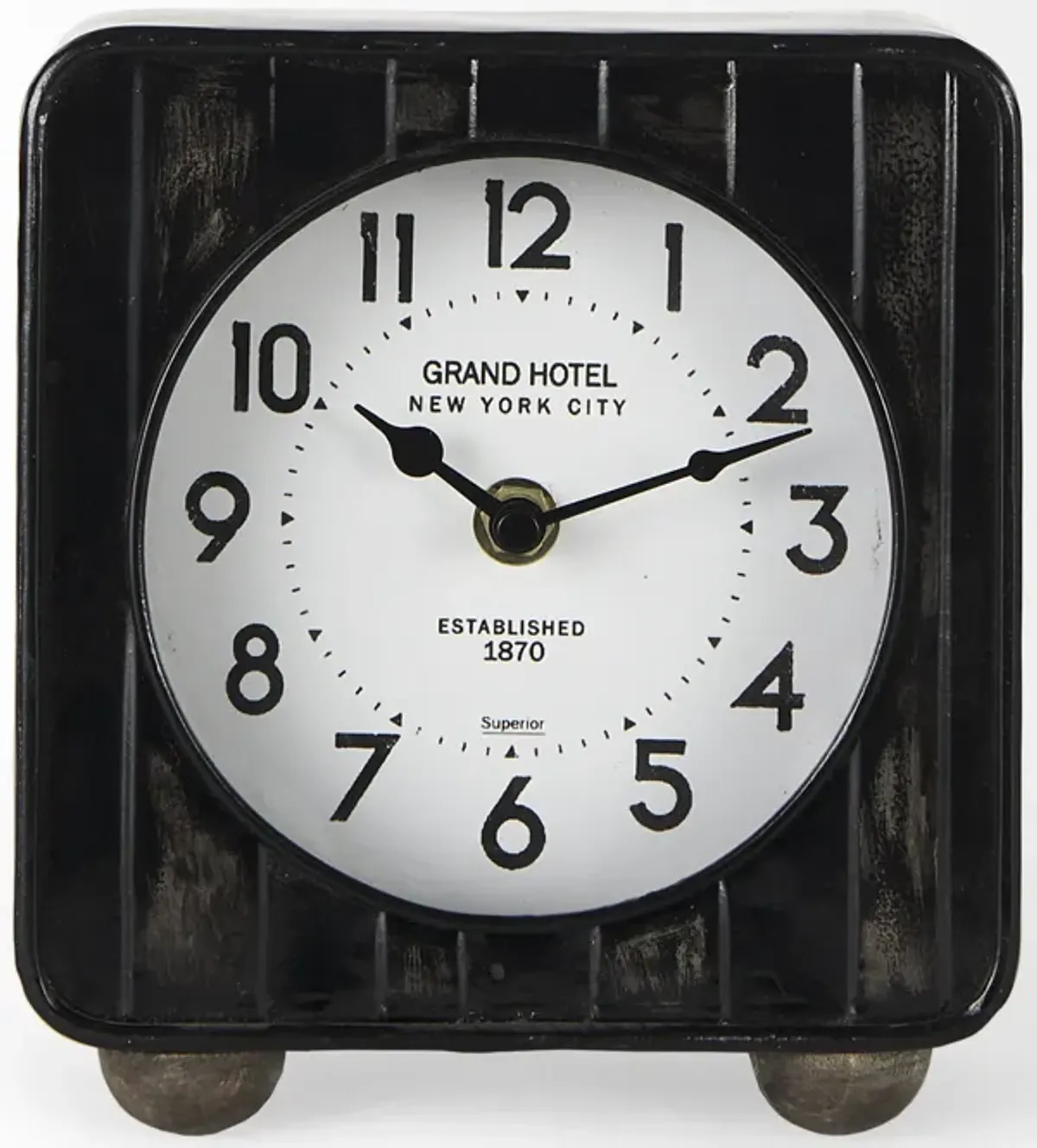 Karl Black Table Clock