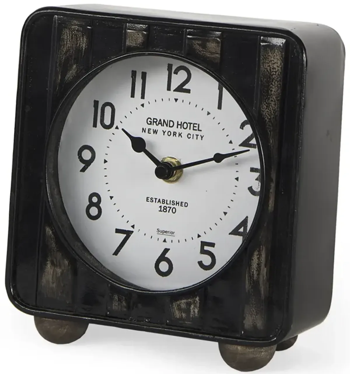 Karl Black Table Clock