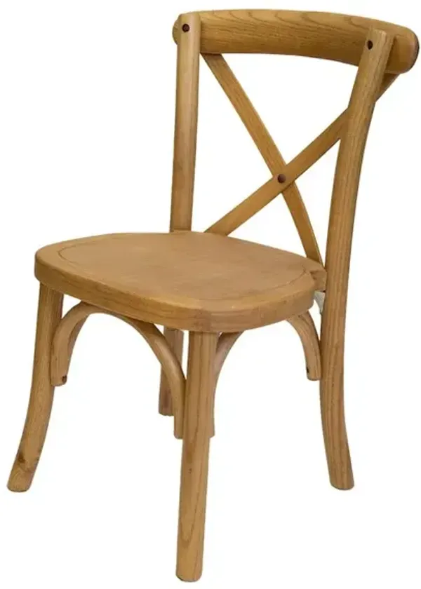 Commerical Seating Products Kids Tinted Raw Crossback Chairs