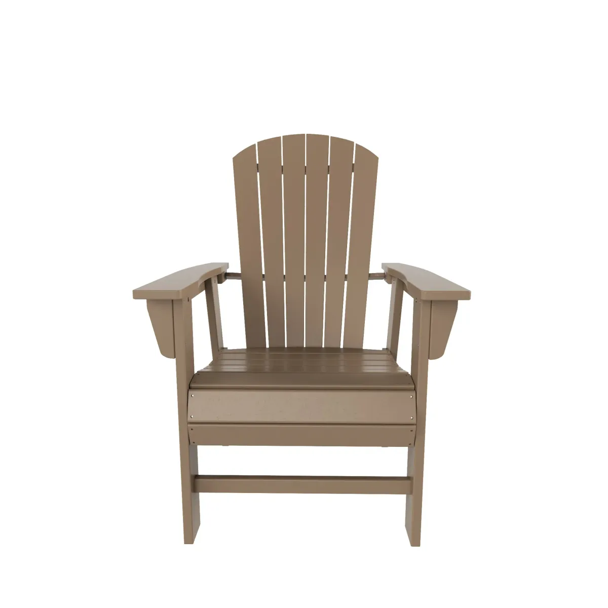 WestinTrends Outdoor Patio Shell-back Adirondack Dining Chair