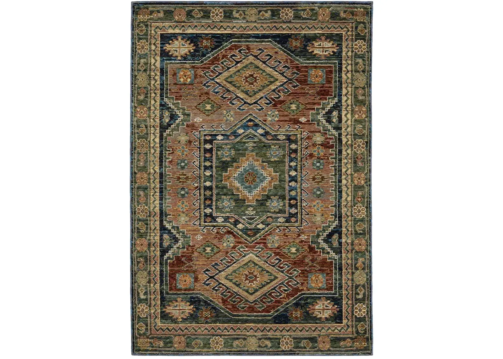 Andorra 7'10" Blue Rug