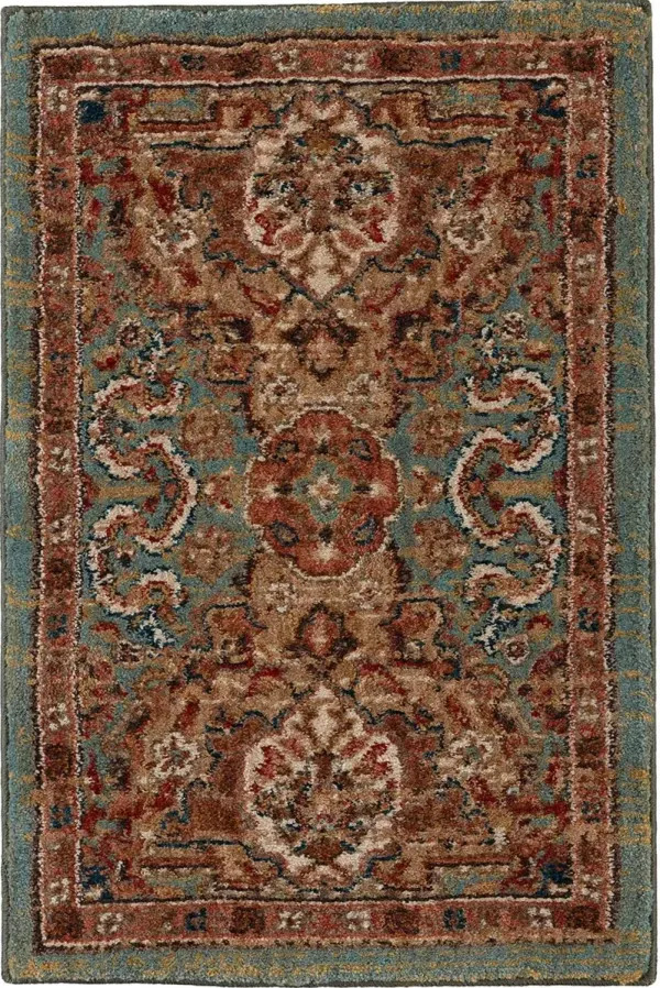 Spice Market Dhahar Aquamarine 2' 4" X 7' 10" Rug