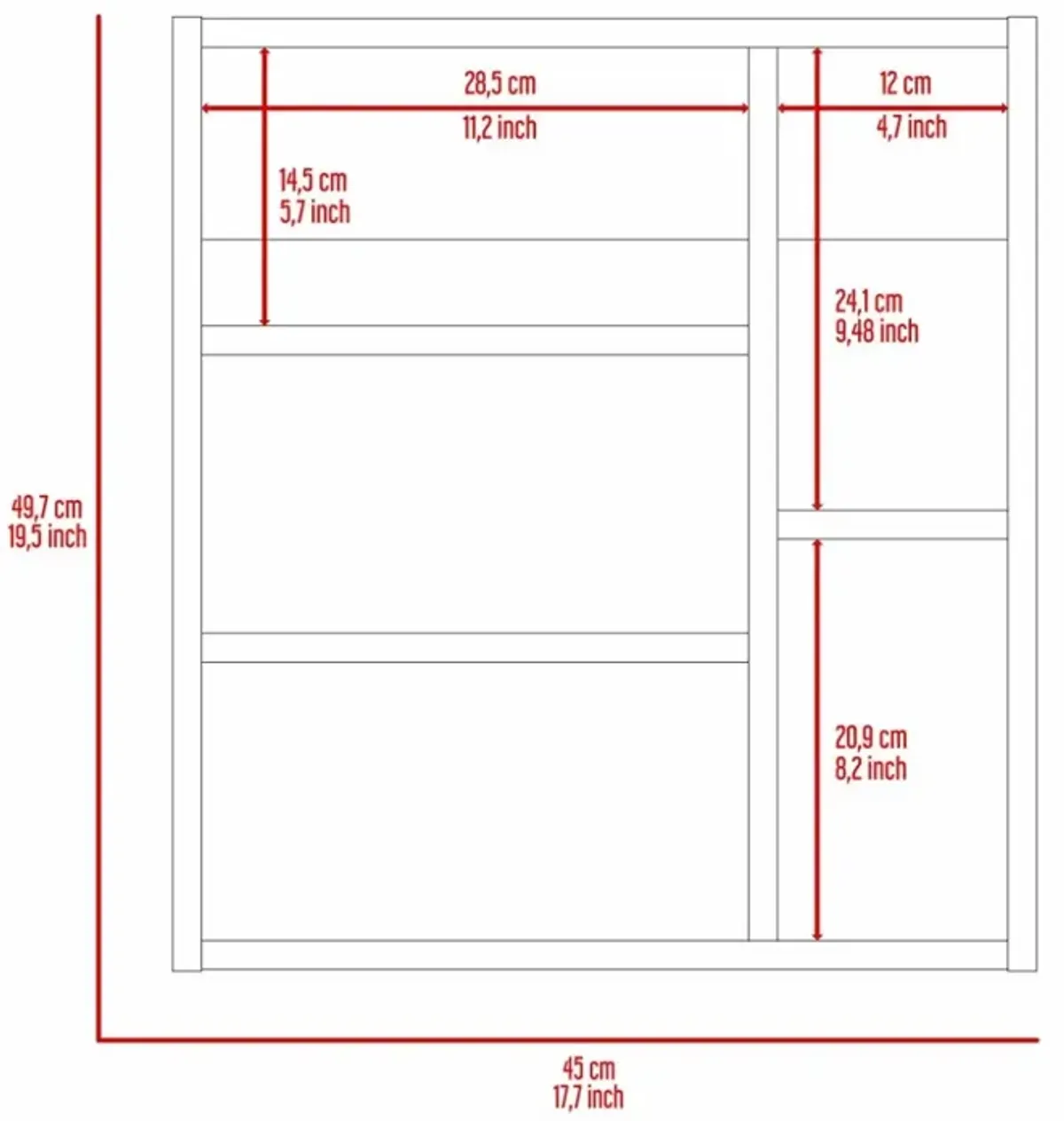 Medicine Cabinet Mirror Clifton, Bathroom, Pine