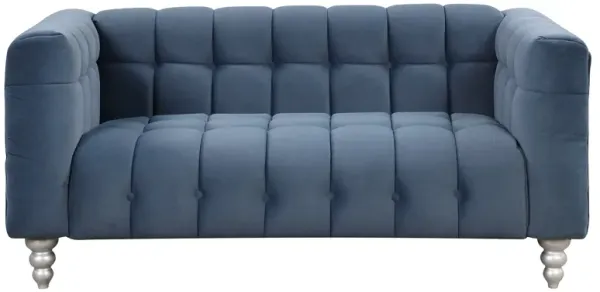Modern Upholstered Sofa with Buttoned Tufted Backrest