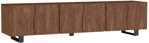 Coaster Co. of America Trask 86-inch Wood TV Stand Media Console Mango Brown