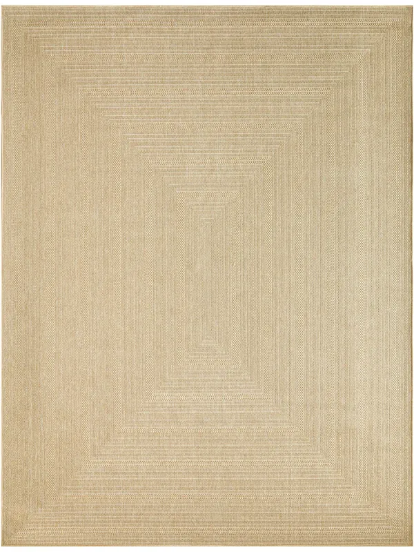 Tulum TLM04 Taupe/Ivory 9' x 12' Rug