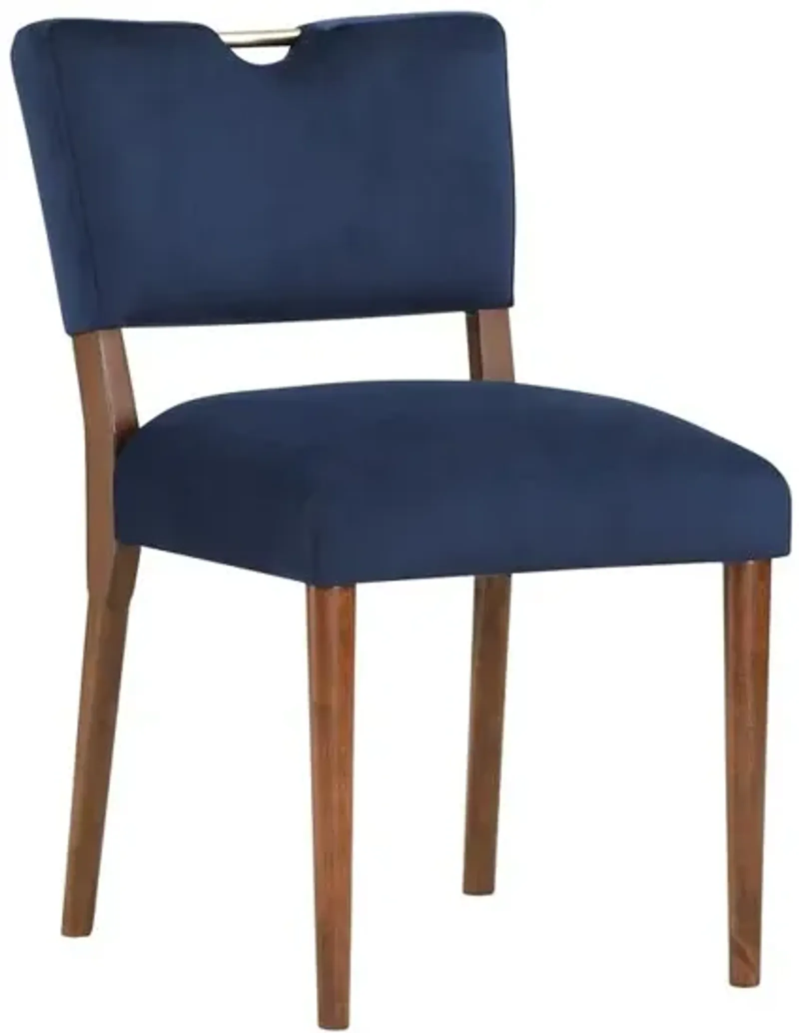 Comfort Pointe Bonito Navy Blue Velvet Dining Chair - Set of 2