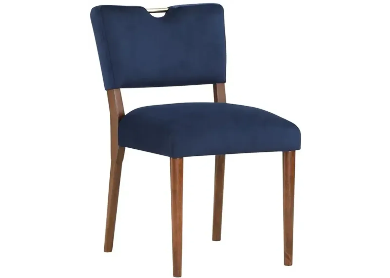 Comfort Pointe Bonito Navy Blue Velvet Dining Chair - Set of 2