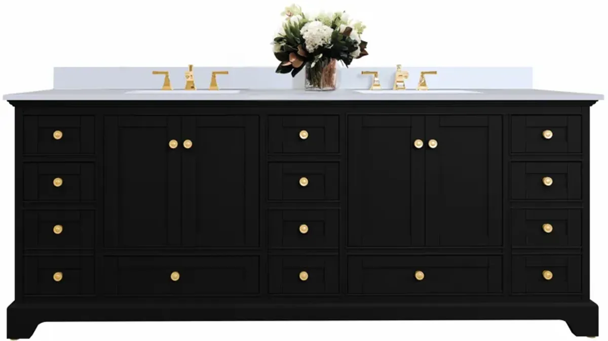 Audrey 84 in. Bath Vanity Set