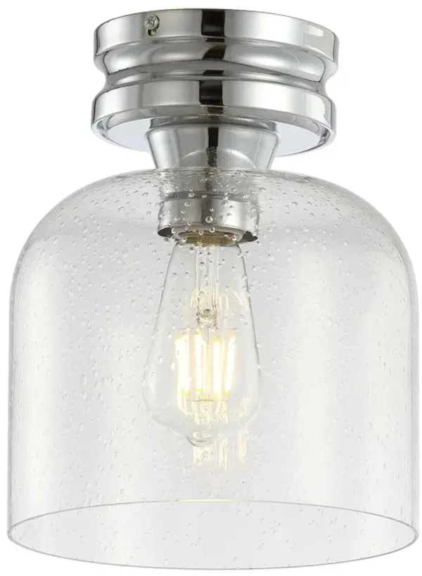 Domenic Metal/Glass LED Flush Mount