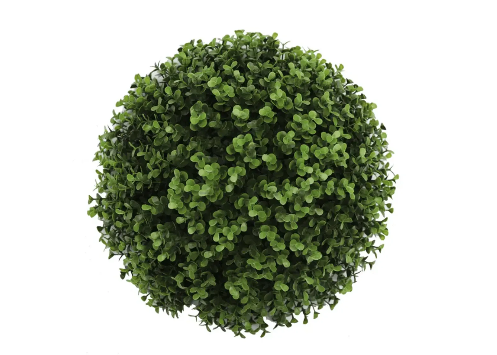 Almost Natural Artificial Buxus Topiary Ball 17" UV Resistant Set of 2