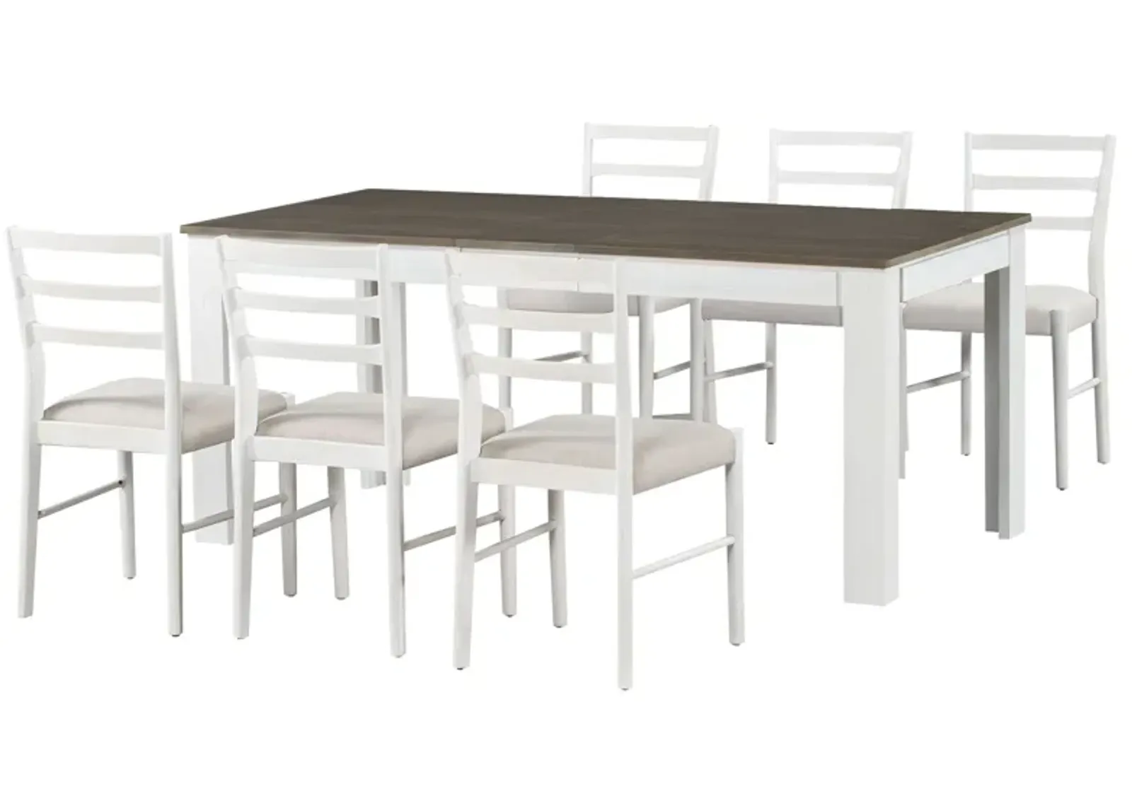 Merax Mutifunctional Extendable Wooden Dining Table Set with Chair