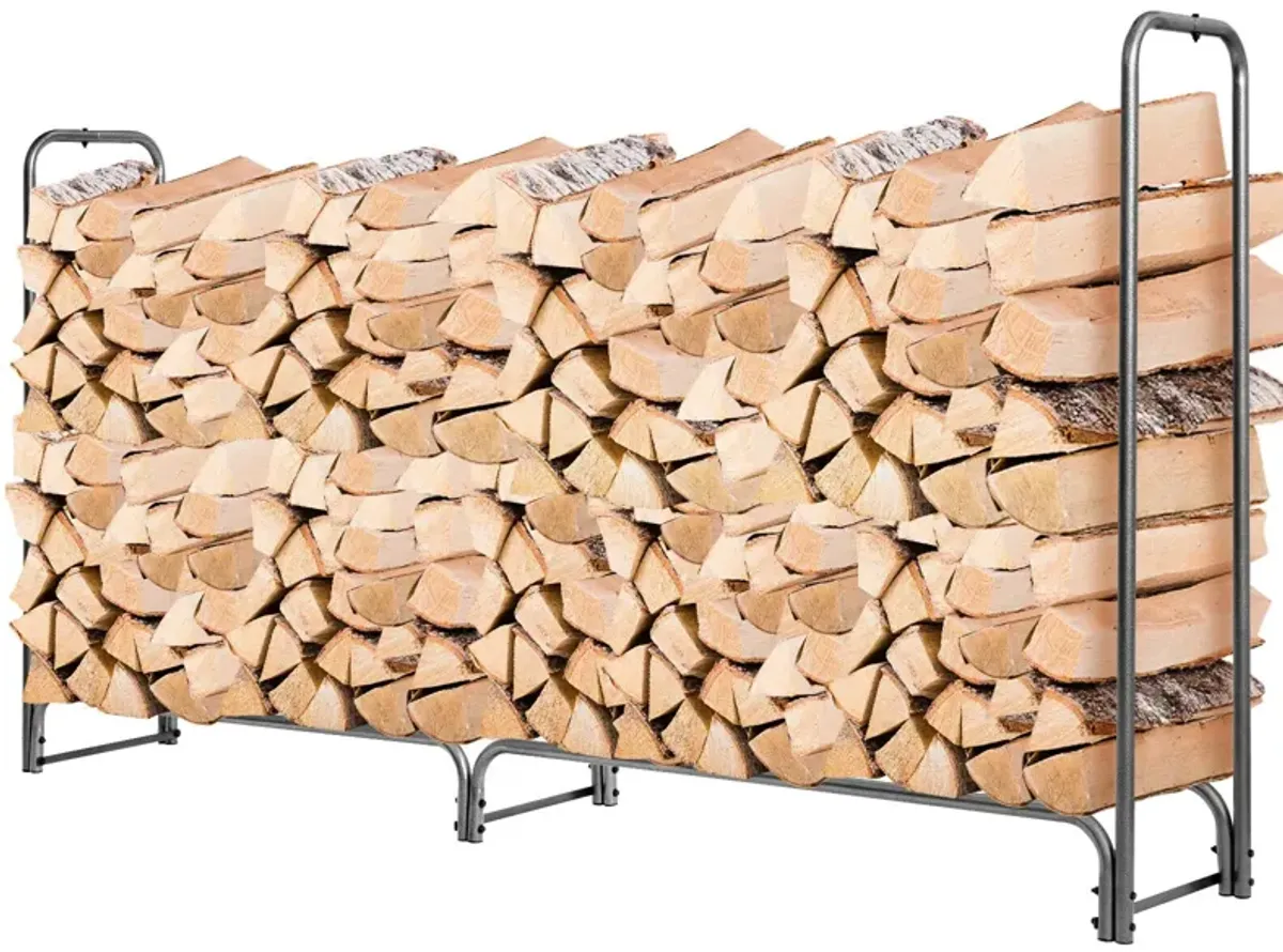 Outdoor Firewood Storage Log Rack for Garden