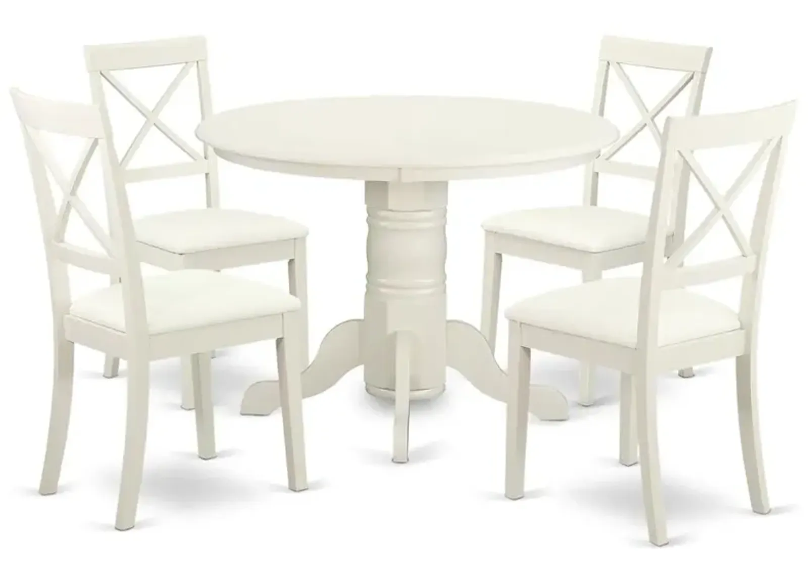 Dining Room Set Linen White