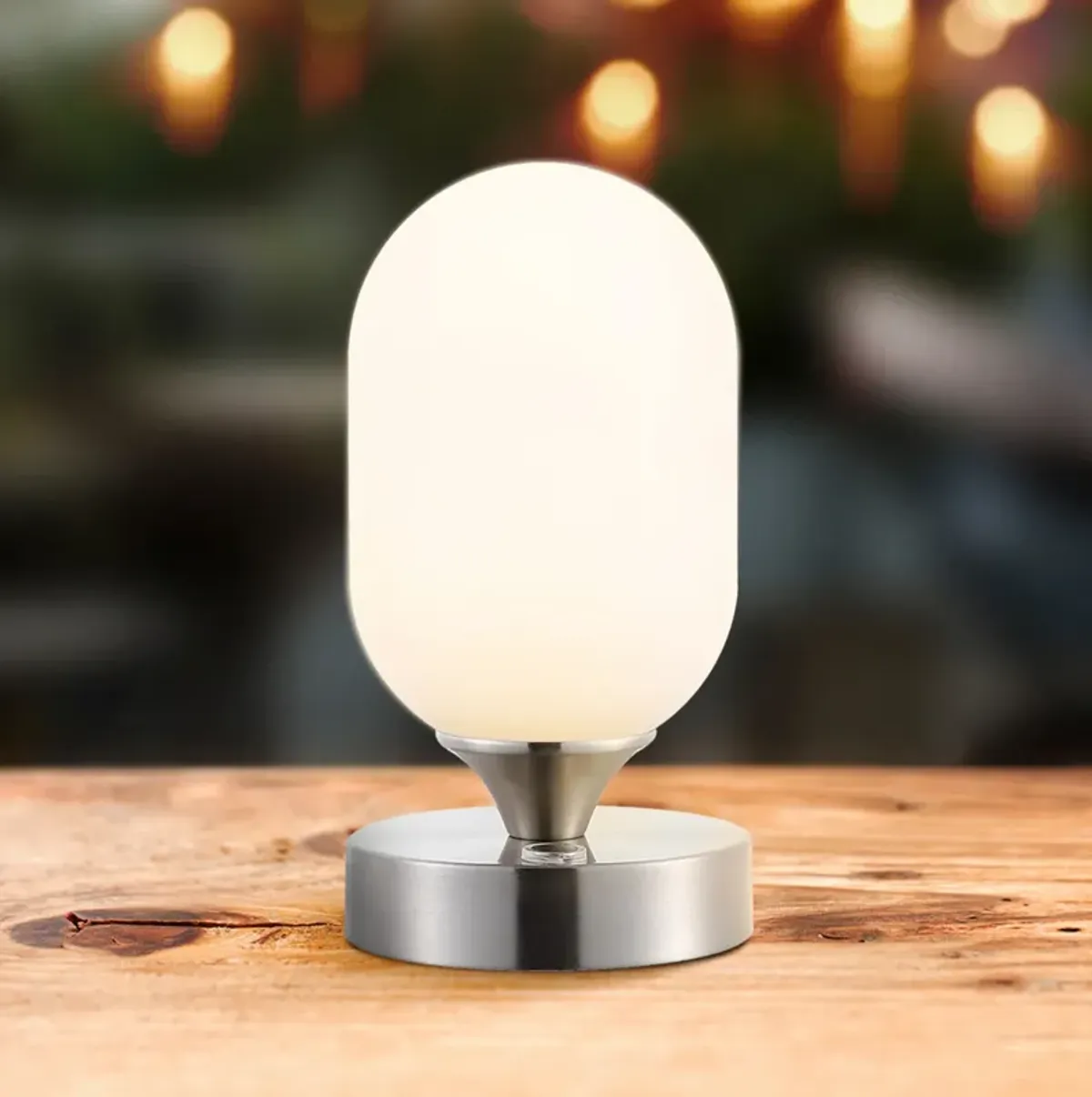 Eli Bohemian Farmhouse Iron Rechargeable Integrated LED Table Lamp