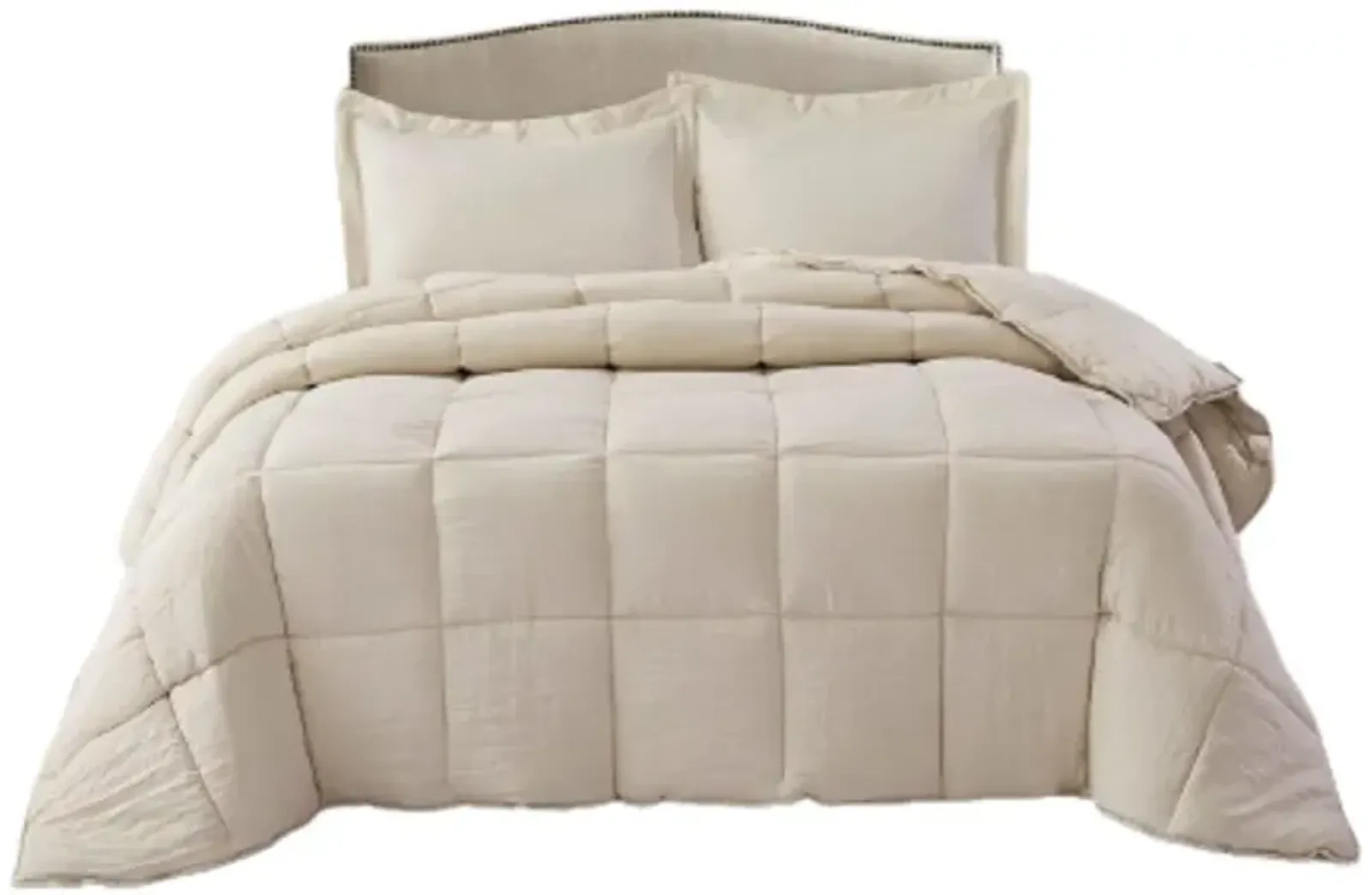 Hivvago 3 Piece Microfiber Reversible Comforter Set