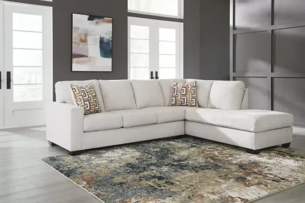 Laguna Off-White Sofa-Chaise by RC Willey