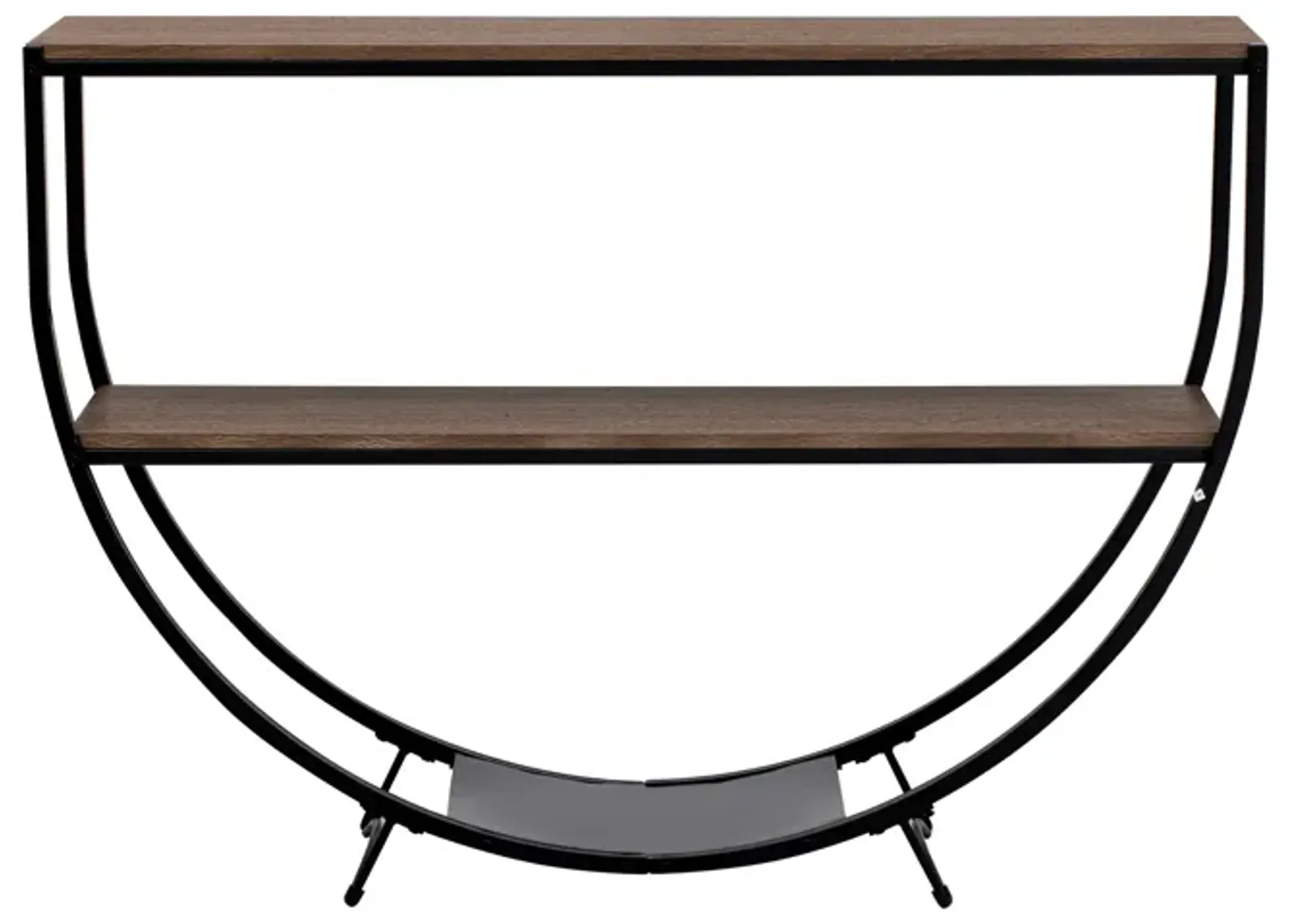 Merax Industrial Demilune Shape Console Table