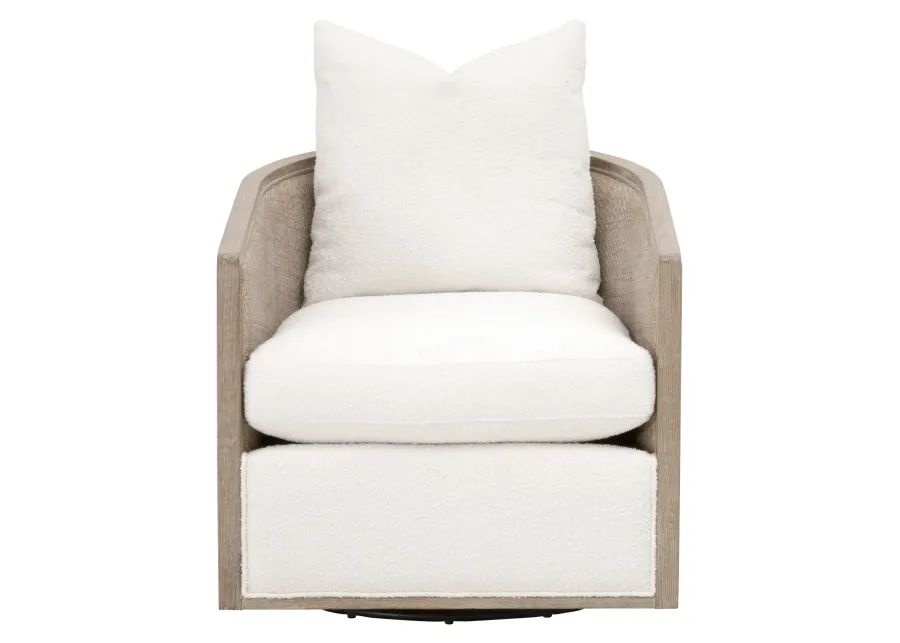 McGuire Swivel Club Chair