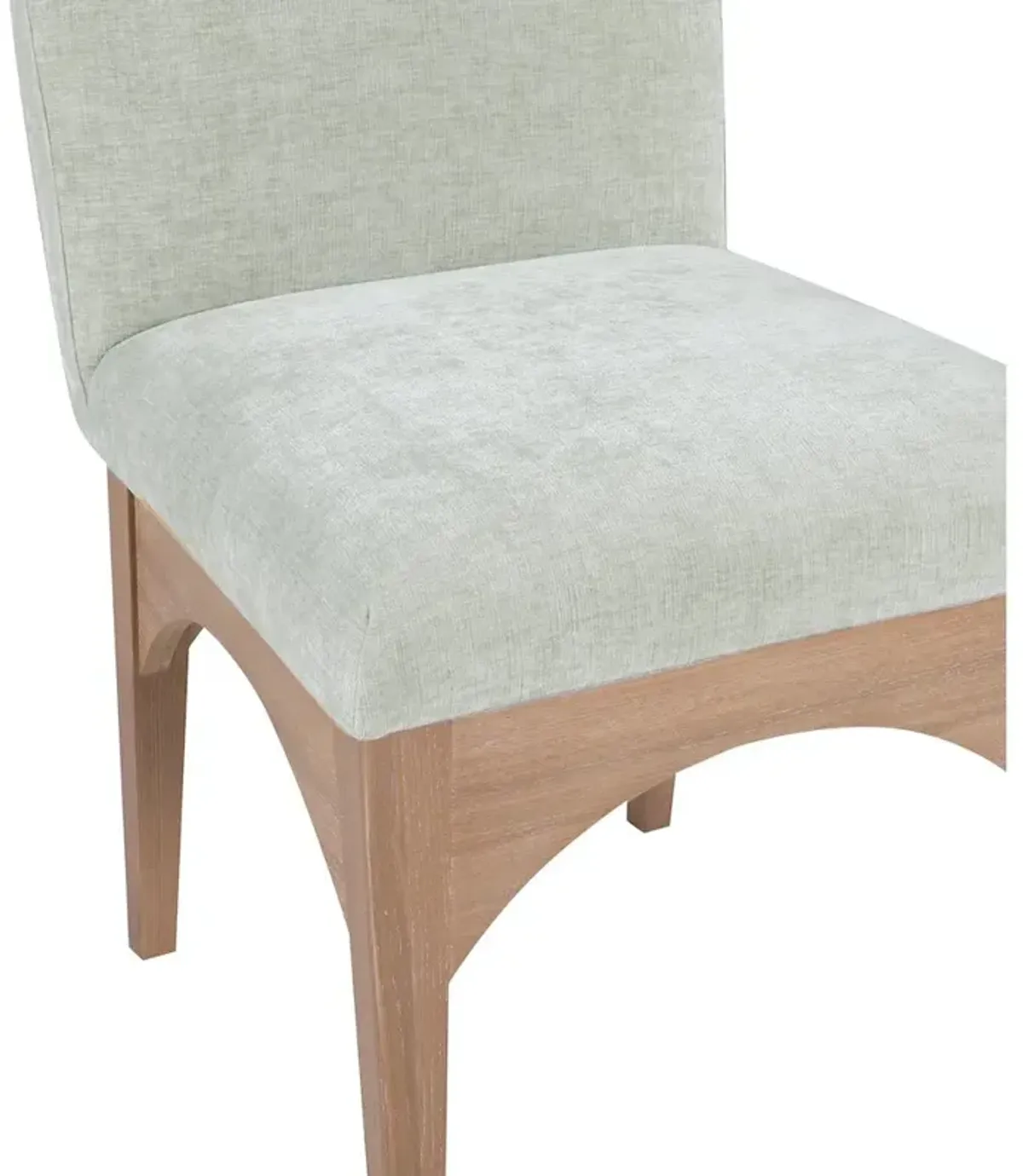 Meridian Furniture Waldorf Mint Chenille Fabric Dining Chair