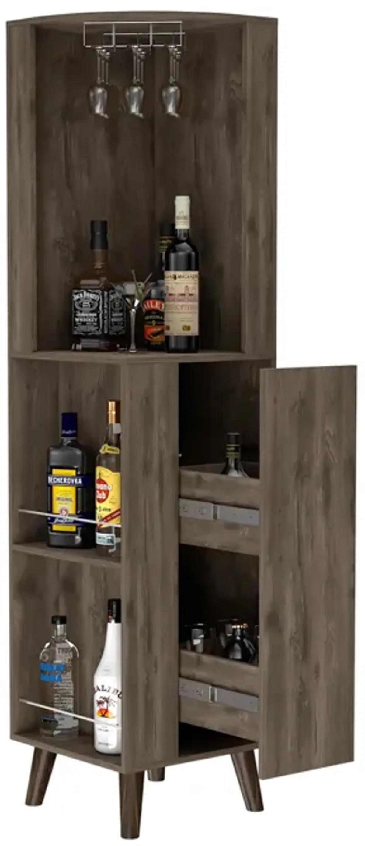 Quinn Corner Bar Cabinet