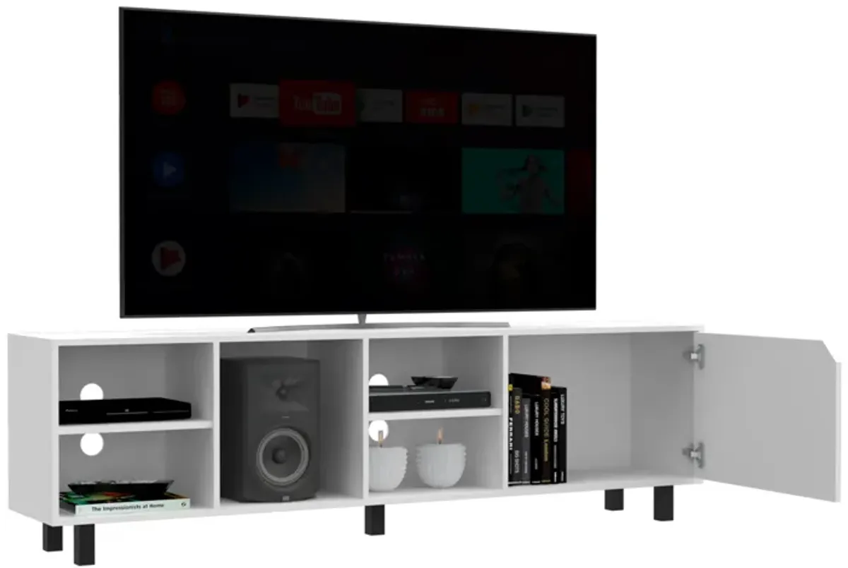 Tv Stand For Tv´S Up 70" Estocolmo, Living Room, White