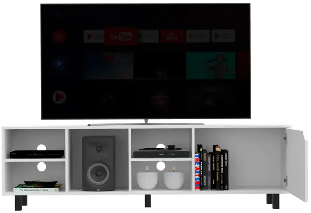 Tv Stand For Tv´S Up 70" Estocolmo, Living Room, White