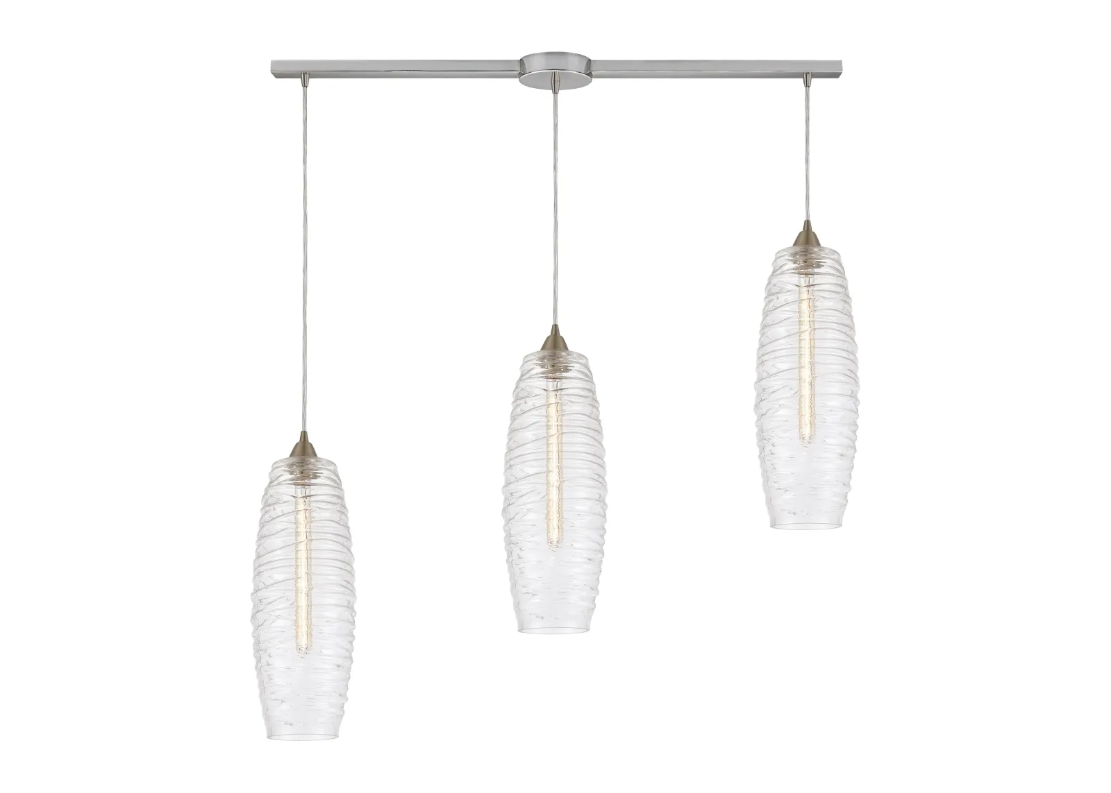 Liz 12'' Wide 3-Light Slim Linear Multi Pendant